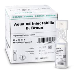 3535665 Aqua ad iniect Mini-Plasco 10 ml-Verpackung und Mini-Plasco® connect