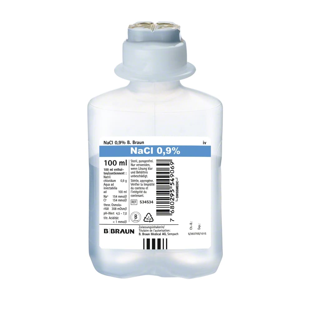 NaCl 0.9 % Ecoflac 100 ml-Produktbild