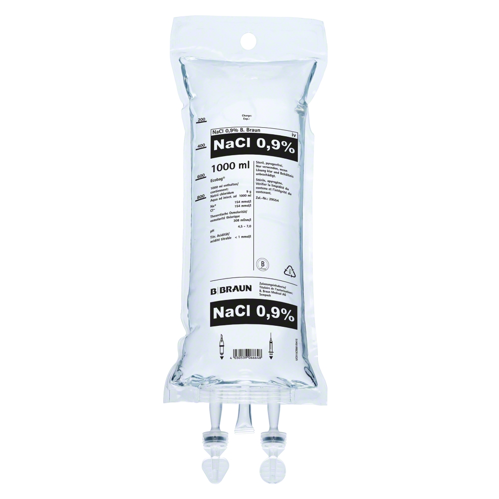 NaCl 0.9 % Ecobag 1000 ml-Produktbild