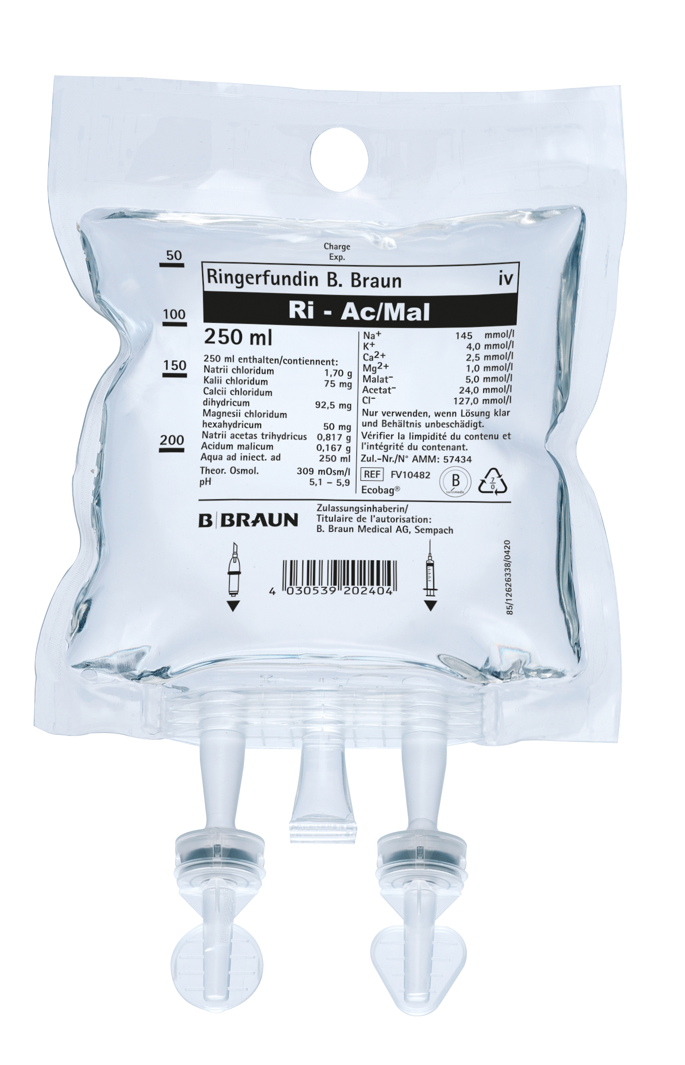 Ringerfundin Ecobag 250ml-Produktbild