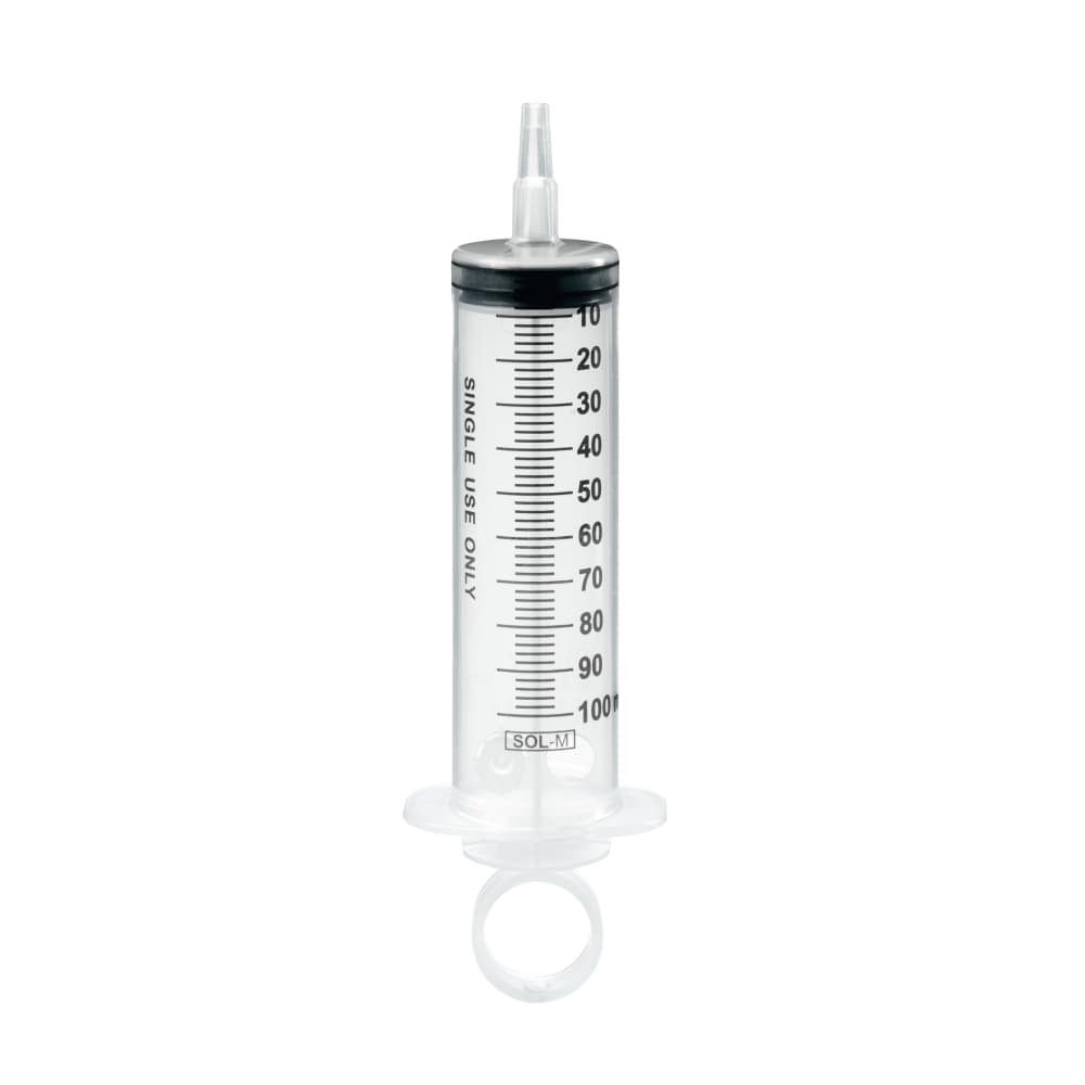SOL-M-100 ml Spritze mit Katheteransatz