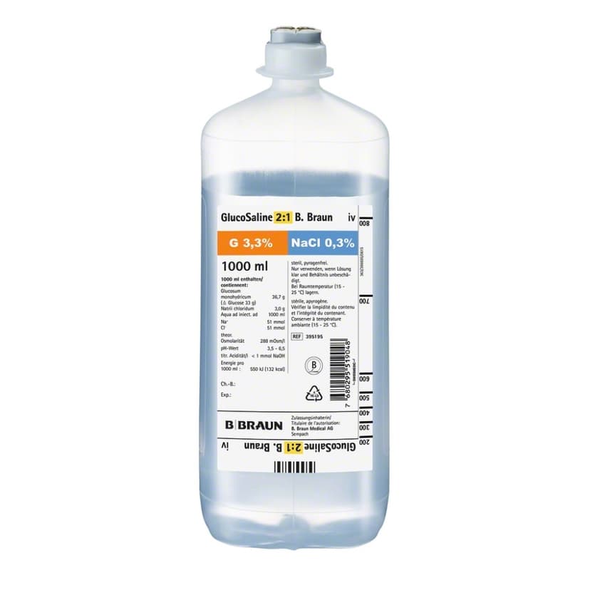 Glucosaline 2:1 Ecoflac 1000 ml-Produktbild