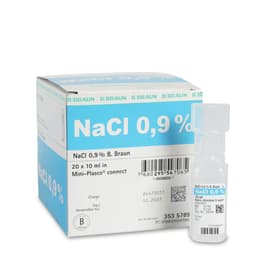 3535789 NaCl 0.9 % Mini-Plasco 10 ml-Verpackung und MiniPlasco