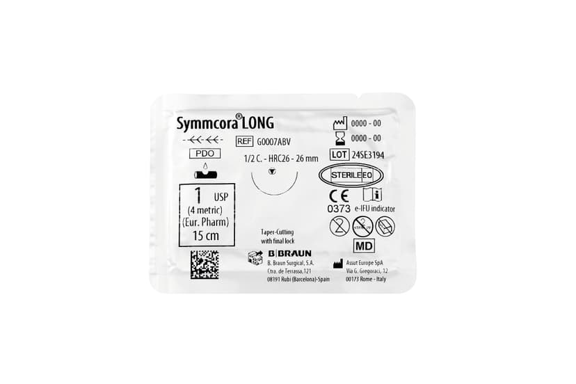 Symmcora® Long-Absorbable knotless suture