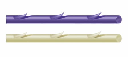Symmcora® MID monofilament thread-Absorbable knotless suture