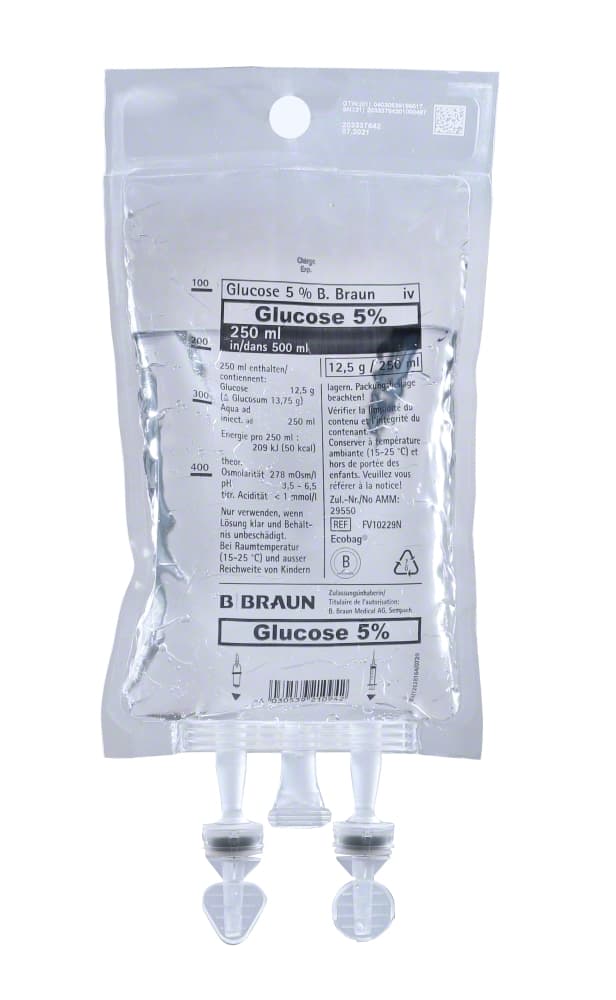Glucose 5% Ecobag® 250/500 ml-Produktbild
